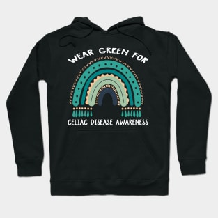 Wear Green For Celiac Disease Awareness Celiac Disease Hoodie